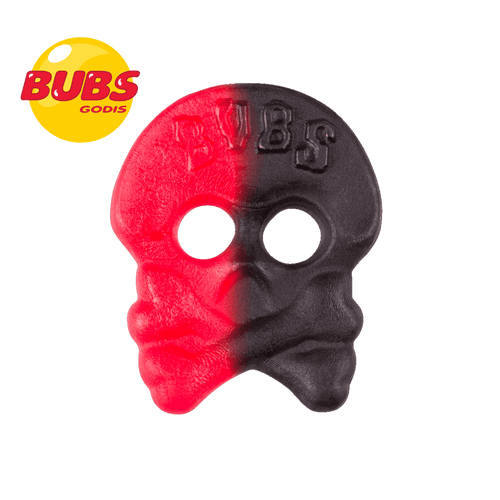 Raspberry Licorice Skulls