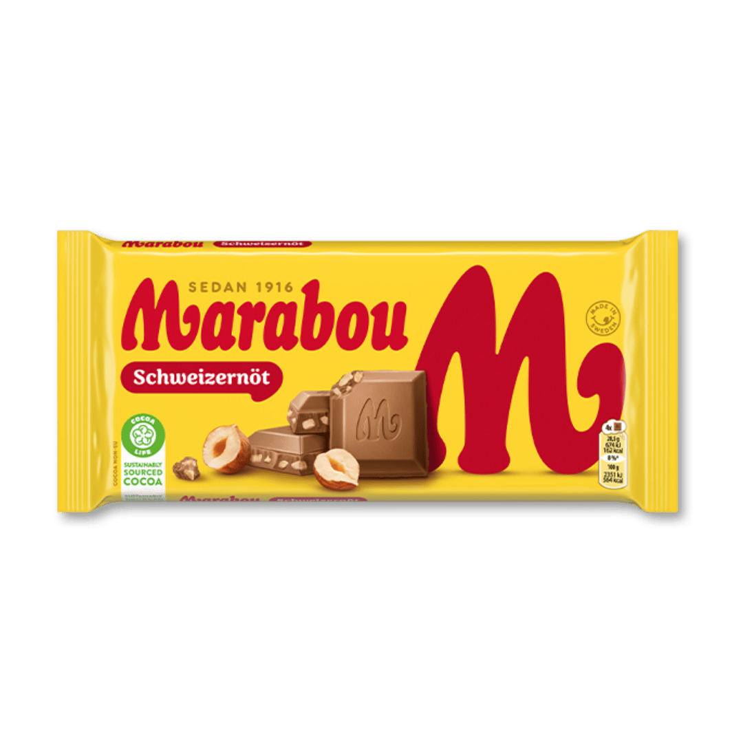 Marabou Milk Chocolate with Hazelnuts