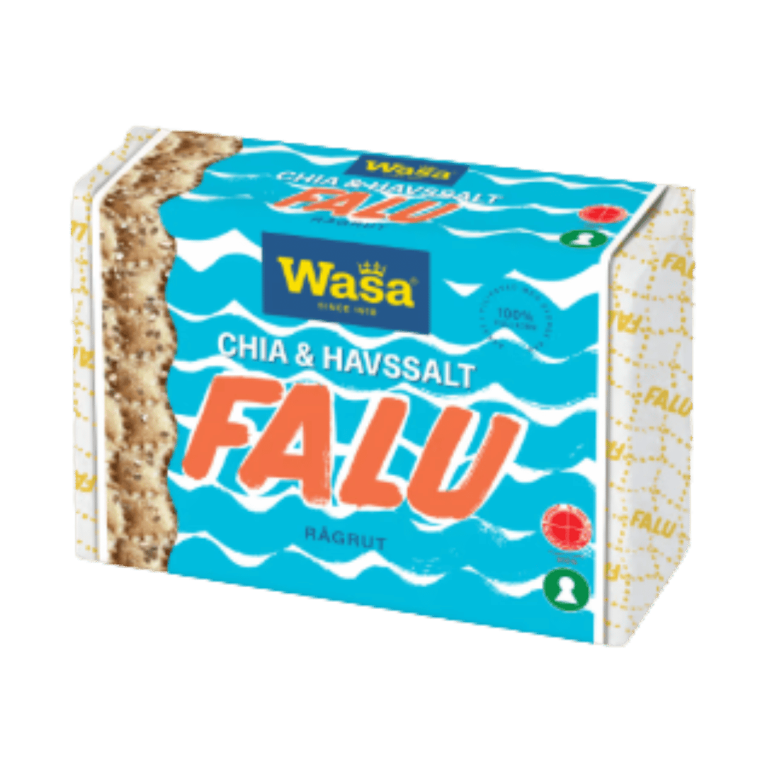 Wasa Falu Rågrut Chia & Sea Salt 235g