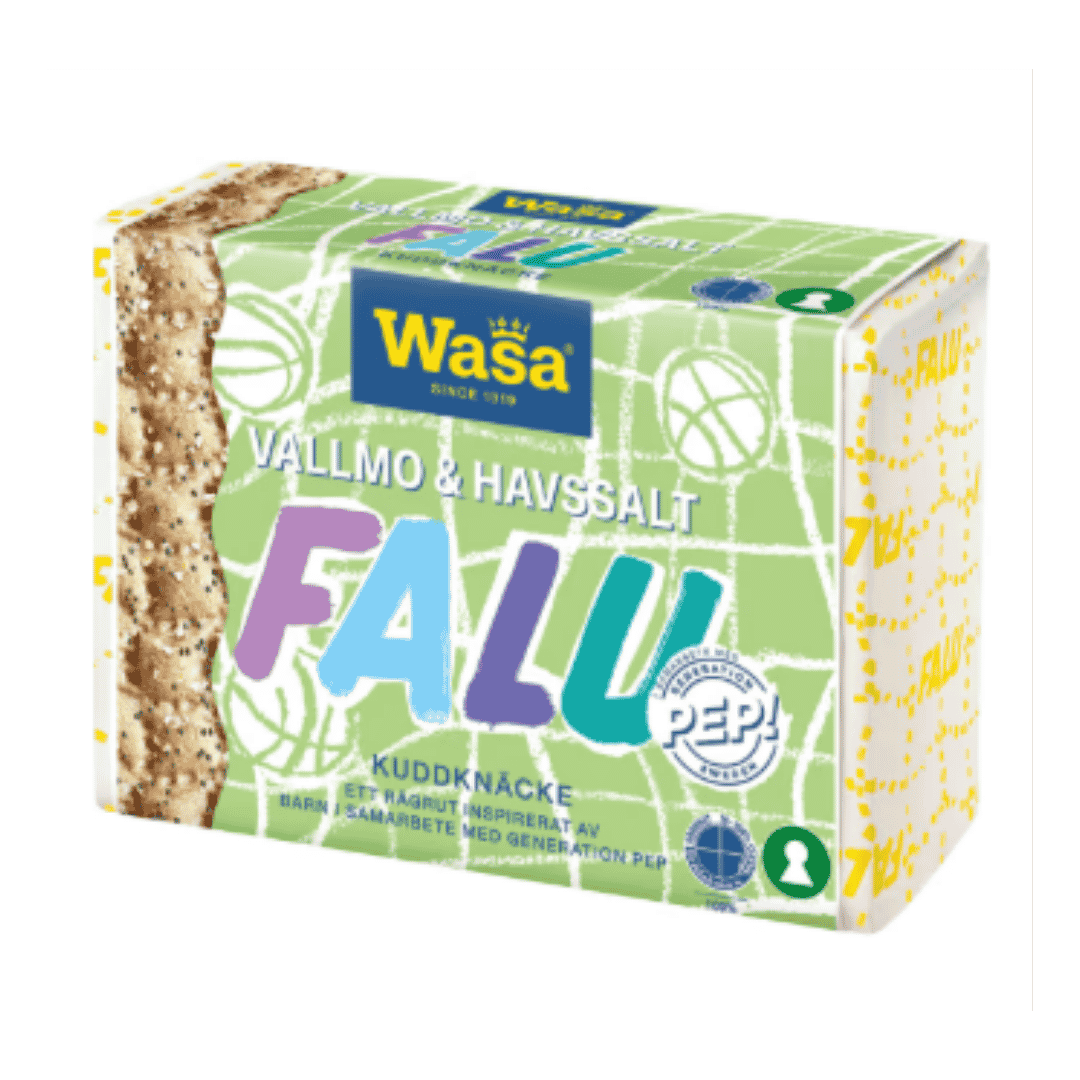 Wasa Falu Whole Grain Rye Crispbread Sea Salt 235g