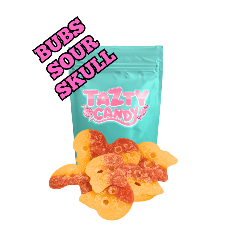 Bubs Giant Sour Skull - 여분의 크고 신맛이납니다!