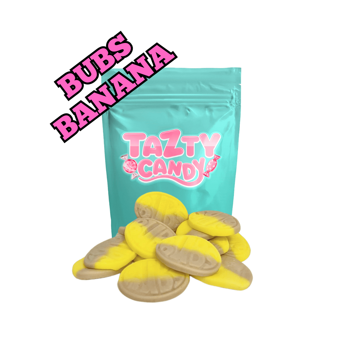 BUBS Banana/Toffee – A Classic Swedish Banana Foam Candy