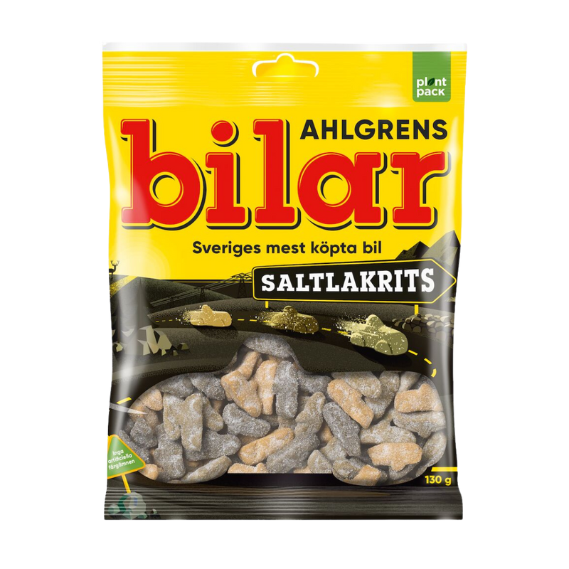 Ahlgrens Cars Salt Licorice 100g