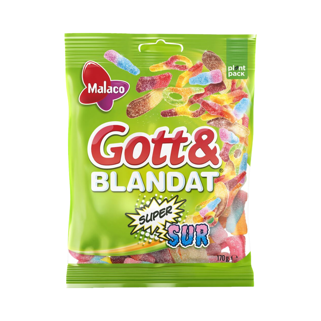 Gott & Blandat Super Sour 130g