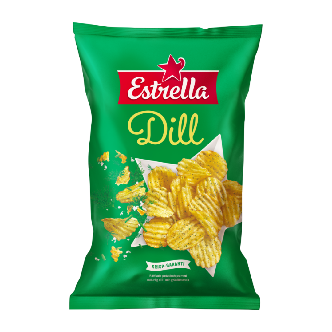 Estrella Dill Potato Chips 275g