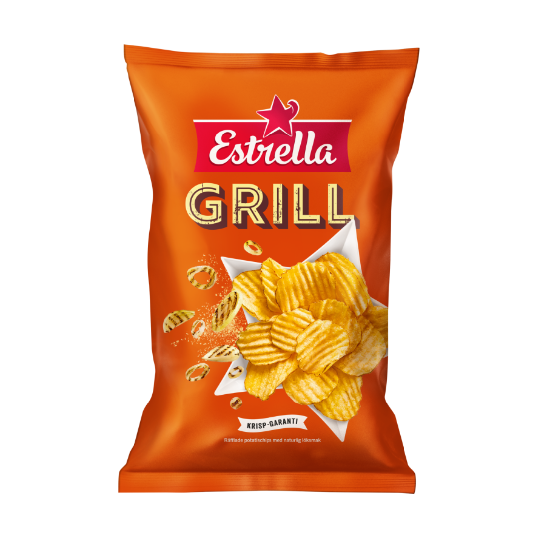 Estrella Grill Potato Chips 275g