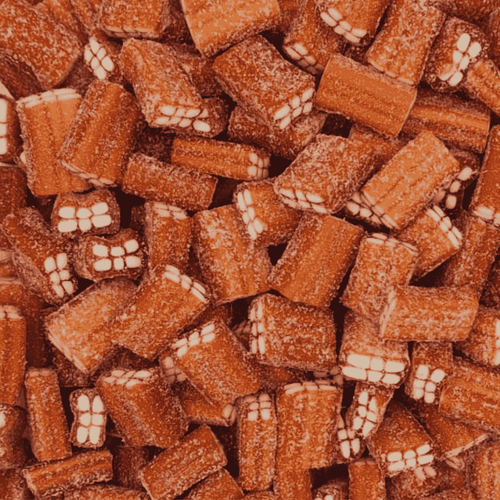 Brick-Shaped Strawberry Candy
