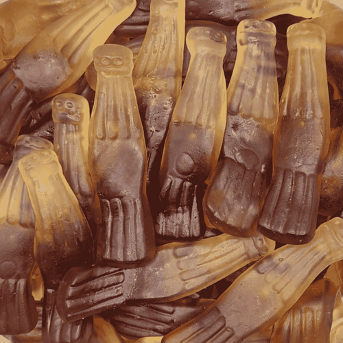 Giant cola bottles