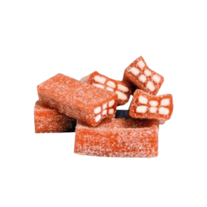 Sugared Strawberry Bricks