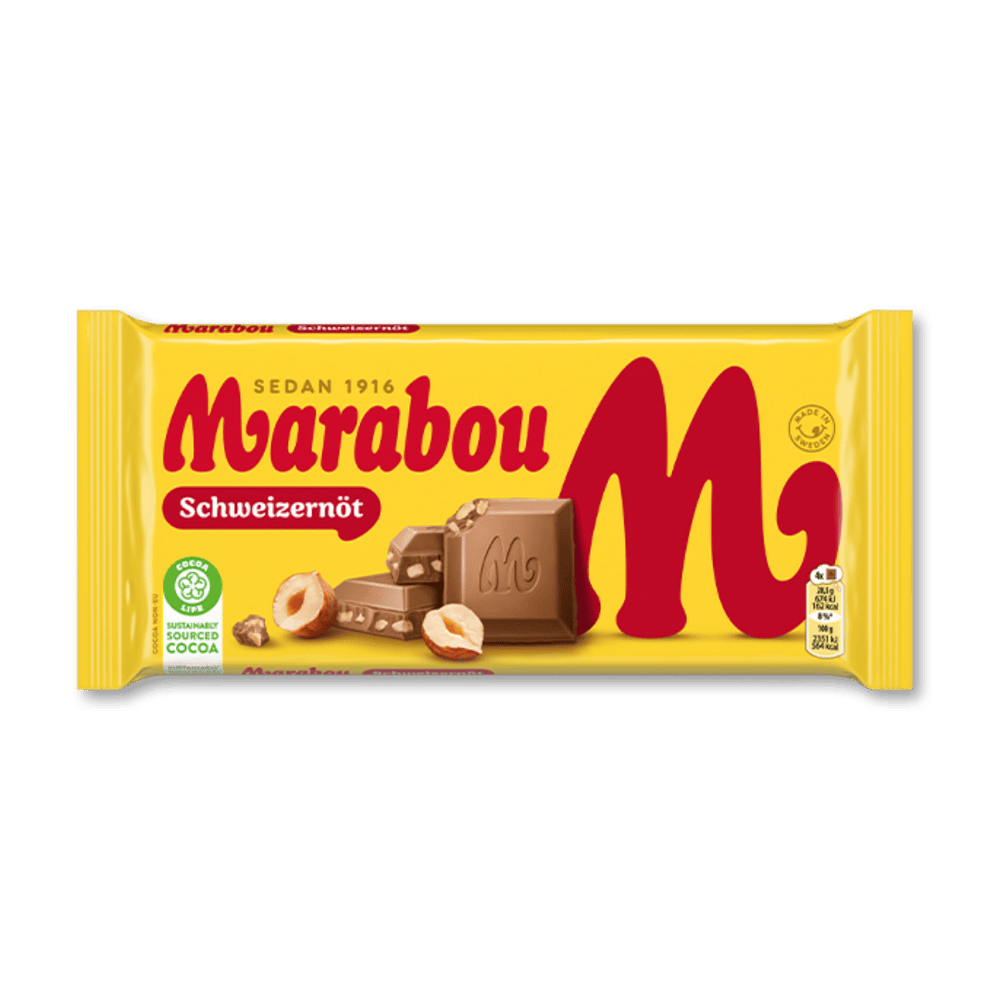 Marabou Milk Chocolate with Hazelnuts