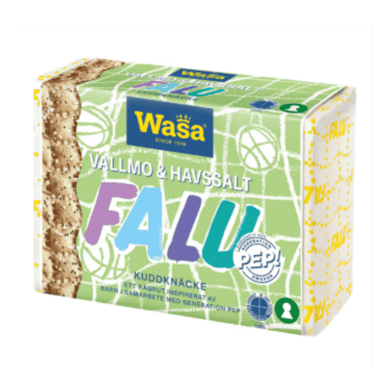 Wasa Falu Whole Grain Rye Crispbread Sea Salt 235g