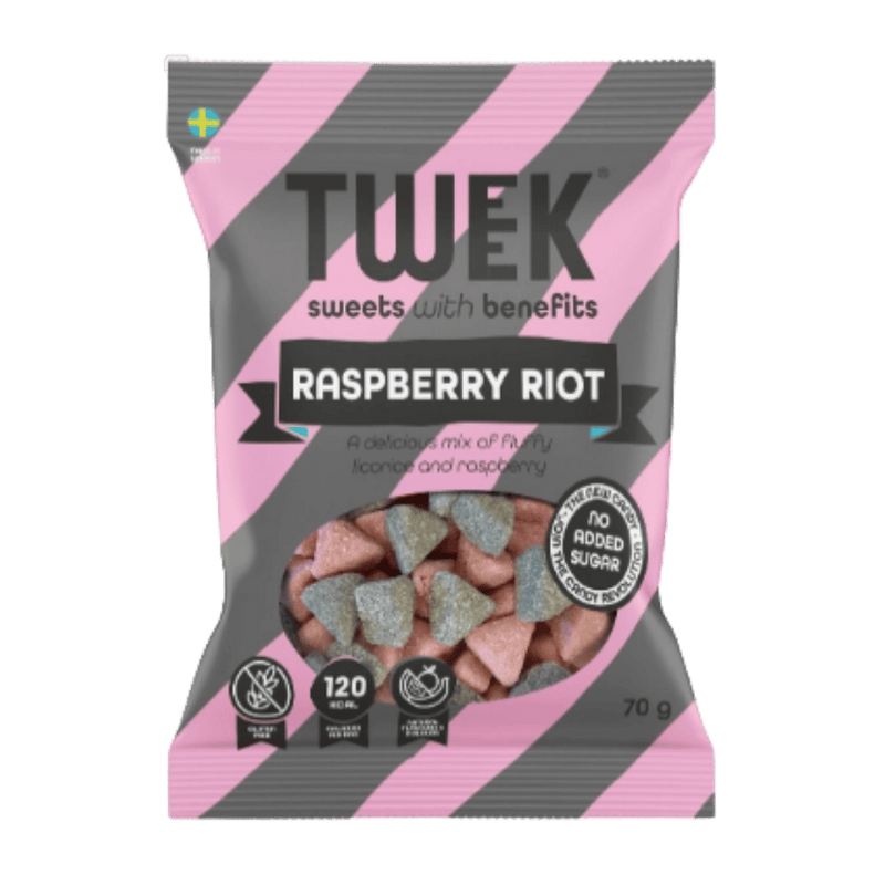 Tweek Raspberry Riot Low Sugar Gummy Candy 70g