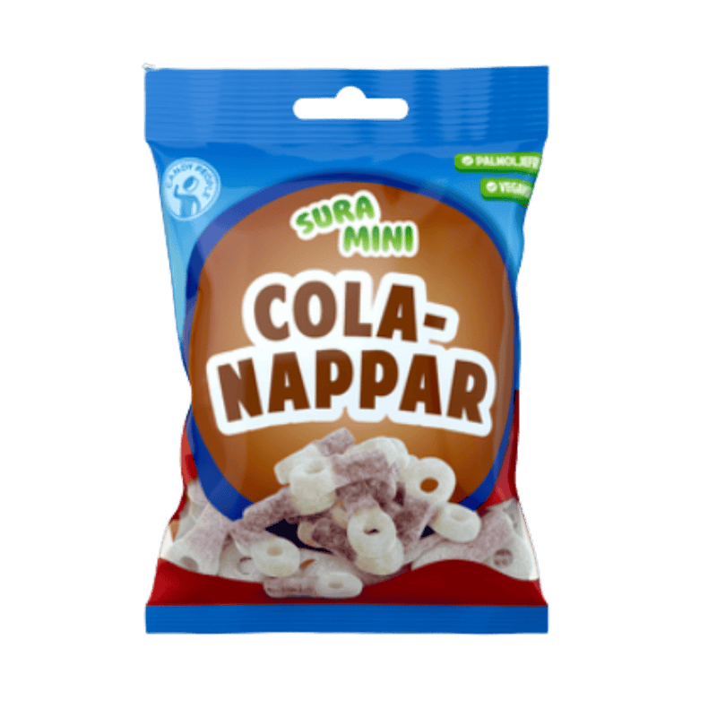 PIcutre of Swedish Candy Sour mini cola pacifiers