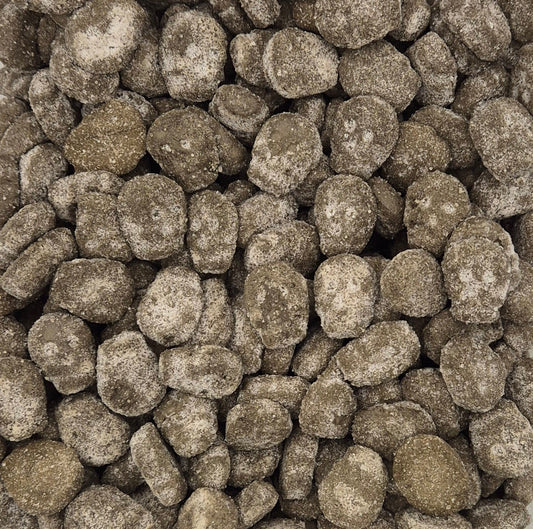Salty Licorice Foam Skulls