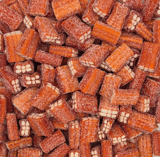 Sugared Strawberry Bricks