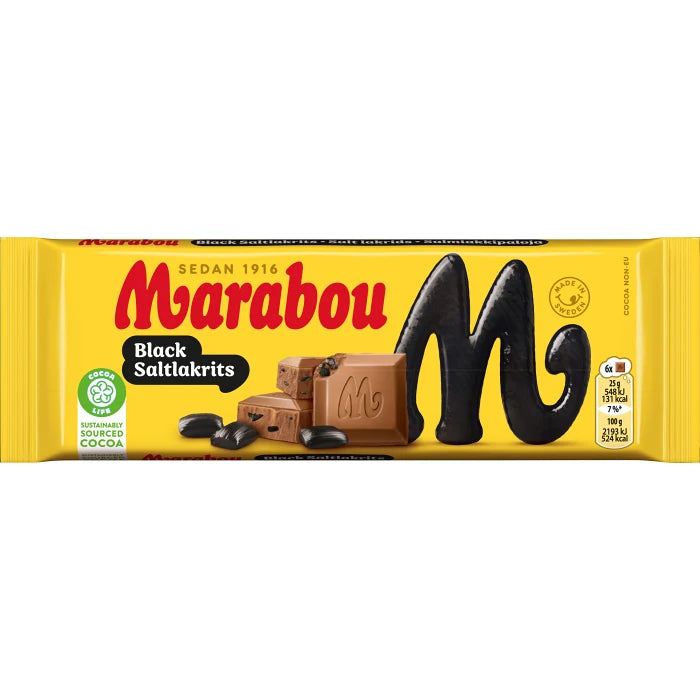 Marabou Black Licorice 90g